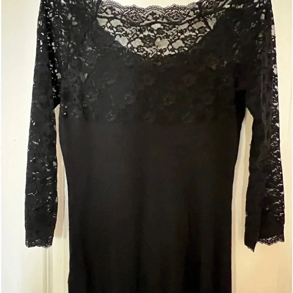Free People L. lacy sexy goth soft bodycon whichy elegant stretchy long sleeve